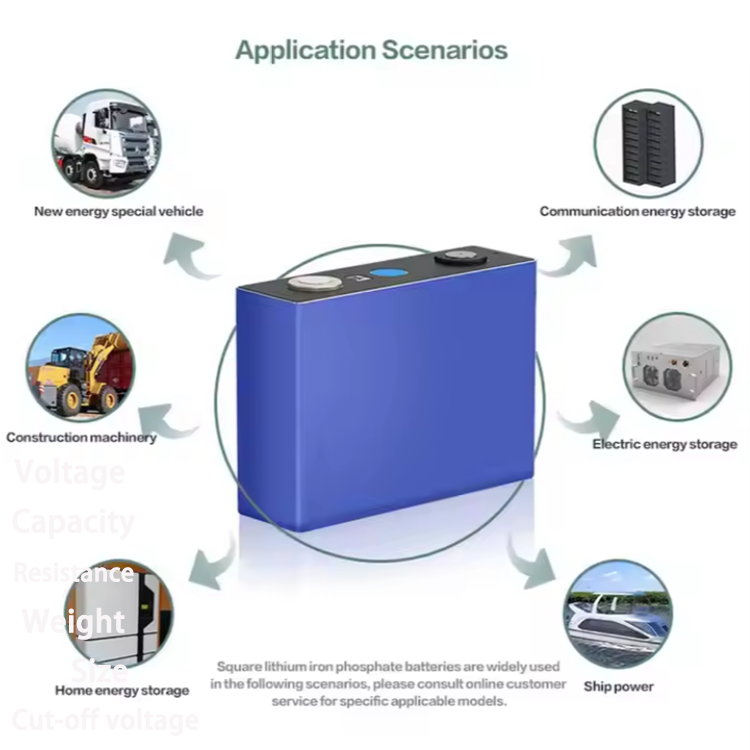 2.3V 20Ah Square LiTiO LTO Battery Cell High Power Low Temperature Performance for EVs &amp; Power Tools