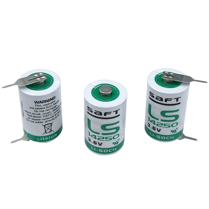 LS14250 3.6V Lithium Thionyl Chloride Battery ETC 1/2 AA 14250 Long Shelf Life New Original for Industrial Control IoT