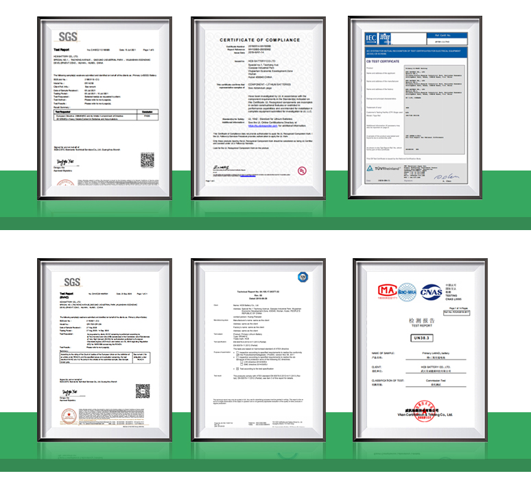 Battery Certifications