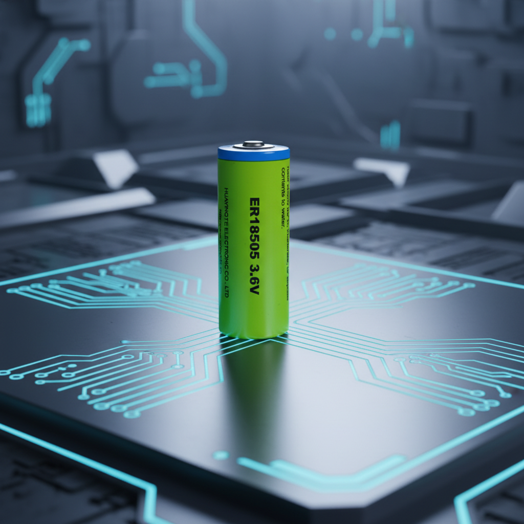HYT ER18505H Lithium Thionyl Chloride Battery Li-SOCl2 3.6V Open Circuit 200mA Pulse Wide Temp Range 18.5x50.5mm Wireless