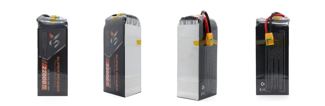 High Energy Density Solid-State Lithium-Ion Battery Cell 22000mAh 22.2V Uav Battery