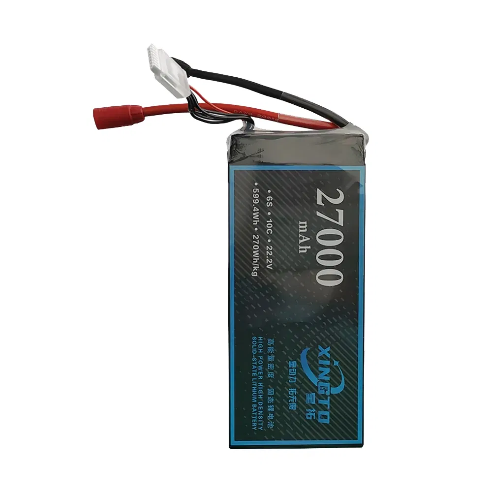 16000mAh 16.8 - 25.2V 160A Aerial Survey Drone Battery Solid State Lithium 270wh/Kg