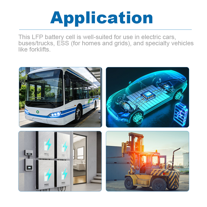 High Capacity High Rate Farasis Lifepo4 3.2V 148Ah 183Ah 187Ah P148A P183B P187A Pouch Cell Battery for Forklifts ESS