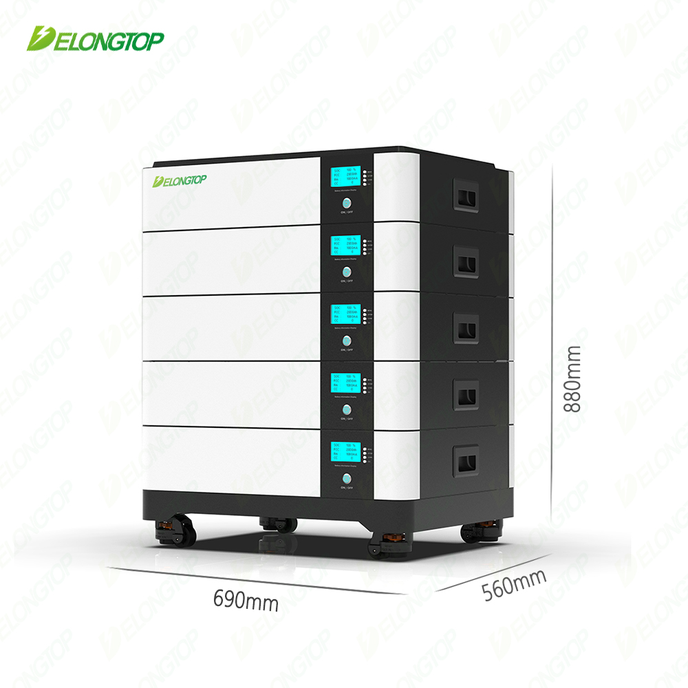 Stackable Energy Storage 48V 200AH 10kwh 20kwh 30kwh 50kwh 51.2v 100ah 5kwh Inverter Battery Solar Power System Lifepo4 Battery