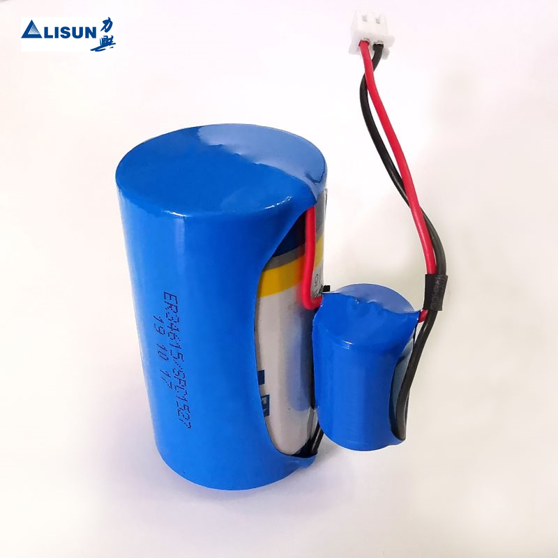 LISUN ER34615 3.6V 19000mAh 19Ah D Size Lithium Thionyl Chloride Battery for Smart Meter Consumer Electronics Home Appliances