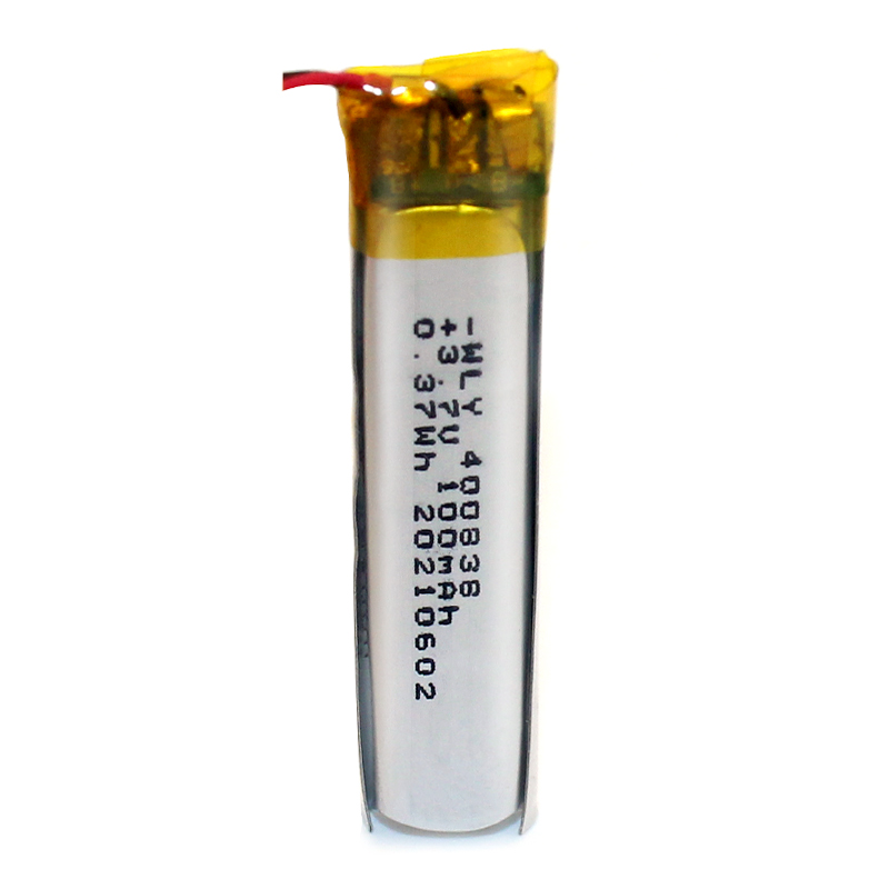 BIS Certified Lithium Battery 40mah 100mah 250mah 400mah 500mah 3.7v Rechargeable Lithium Polymer Battery