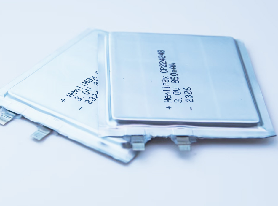 Ultra-Thin 3V 1200mAh LiMnO2 Pouch Cell Non-Rechargeable Primary Battery Model CP224248