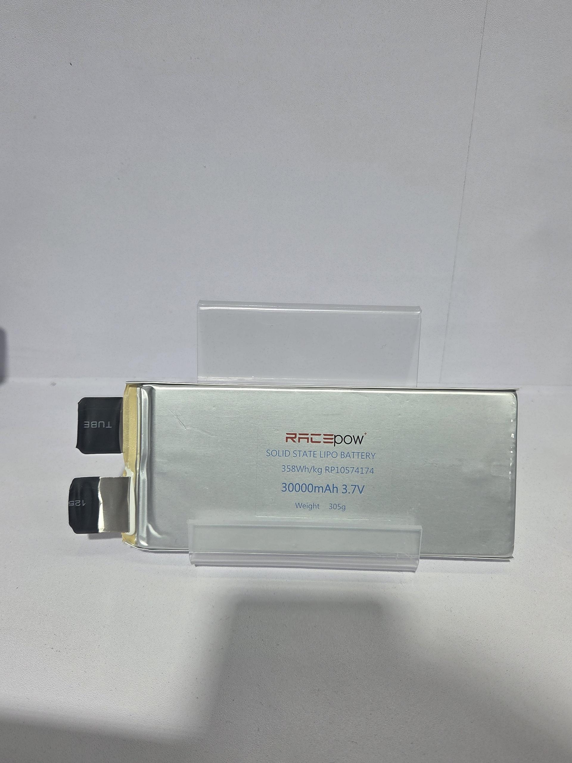 Racepow 120Ah High Quality Solid State Battery Cell 420Wh/kg High Energy Density Extended Flight Time Pouch Cell