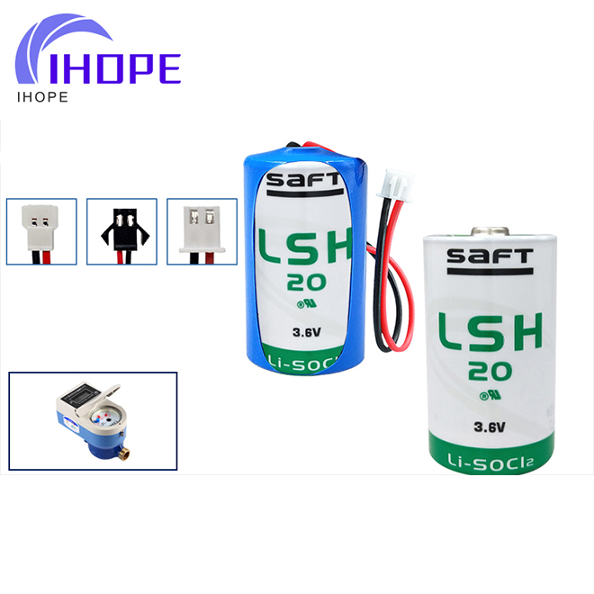 Saft LSH20 D 13000mAh 3.6V Lithium-Thionyl Chloride (LiSOCI2) Button Top Battery