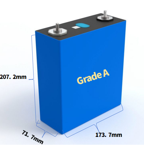 Grade A LF280K V3 3.2V 280Ah LiFePO4 Cell, EU Warehouse LFP Lithium Ion Battery for Home Solar Power Storage