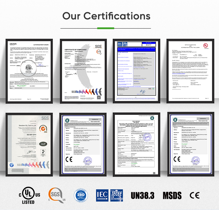 Factory Certifications