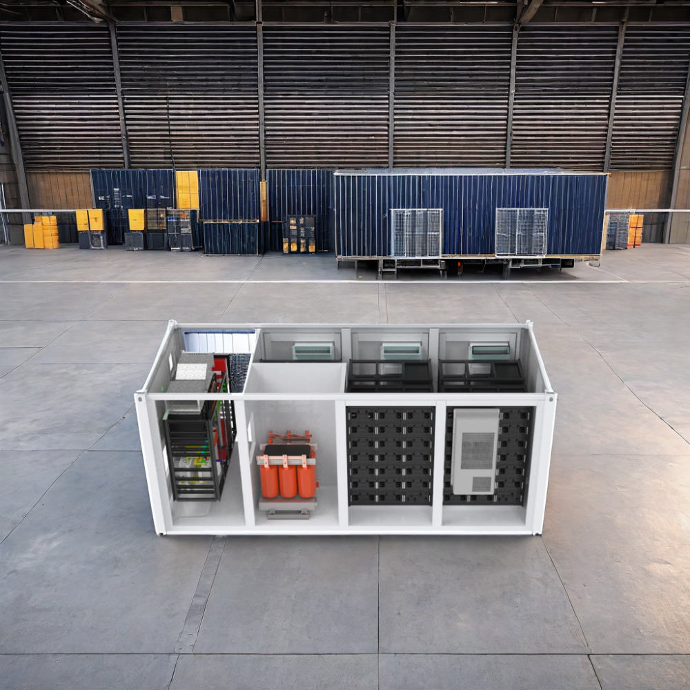 SCU 1Mwh 2Mwh Energy Storage Container BRES Lithium Battery Container With LifePO4 For Off-Grid Solar Power System
