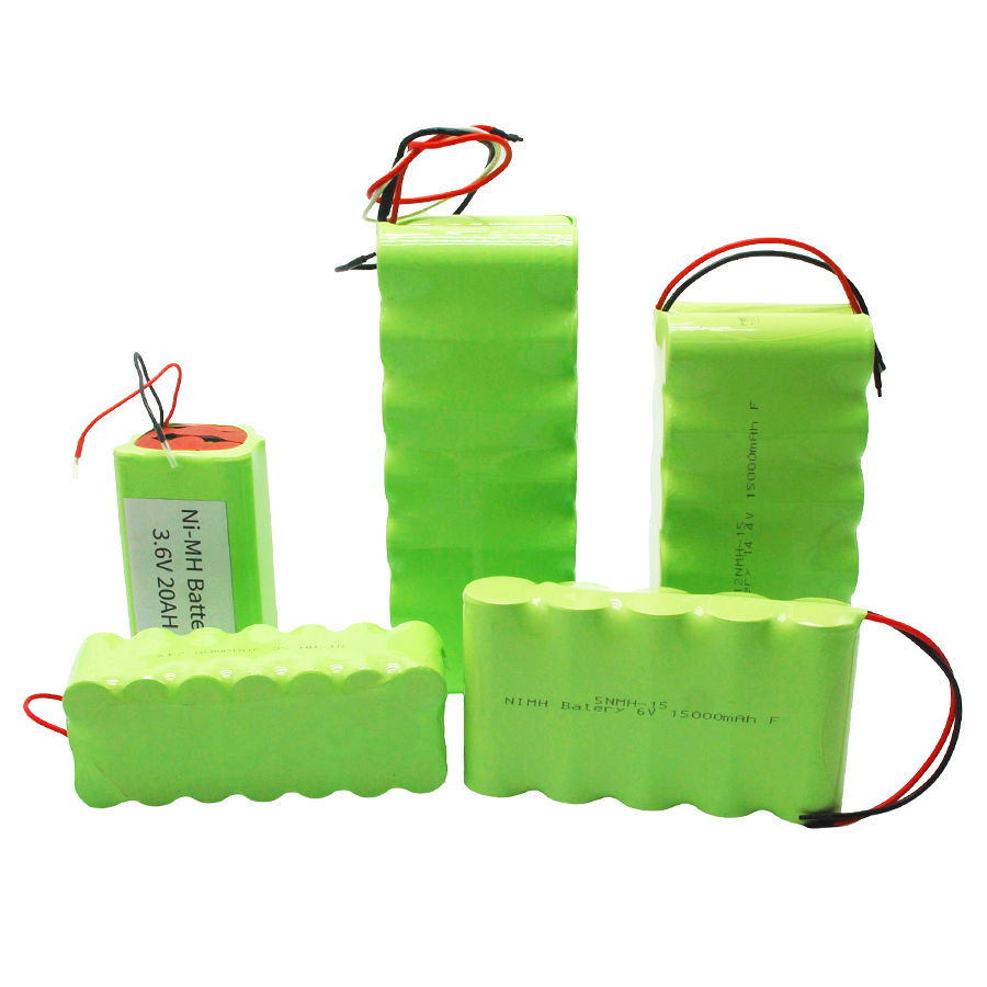 NiMH Battery Pack Rechargeable Ni-mh 2.4V 3.6V 4.8V 6V 7.2V 8.4V 9.6V 10.8V 12V 14.4V 18V 24V AA AAA C D SC F Ni Mh Battery