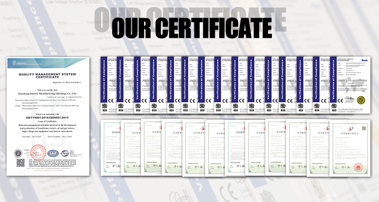 Factory Certificate 1
