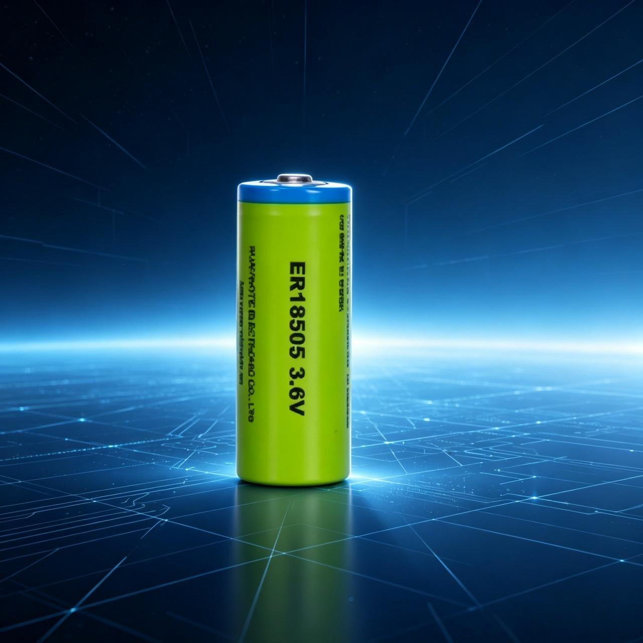 HYT ER18505H Lithium Thionyl Chloride Battery Li-SOCl2 3.6V Open Circuit 200mA Pulse Wide Temp Range 18.5x50.5mm Wireless
