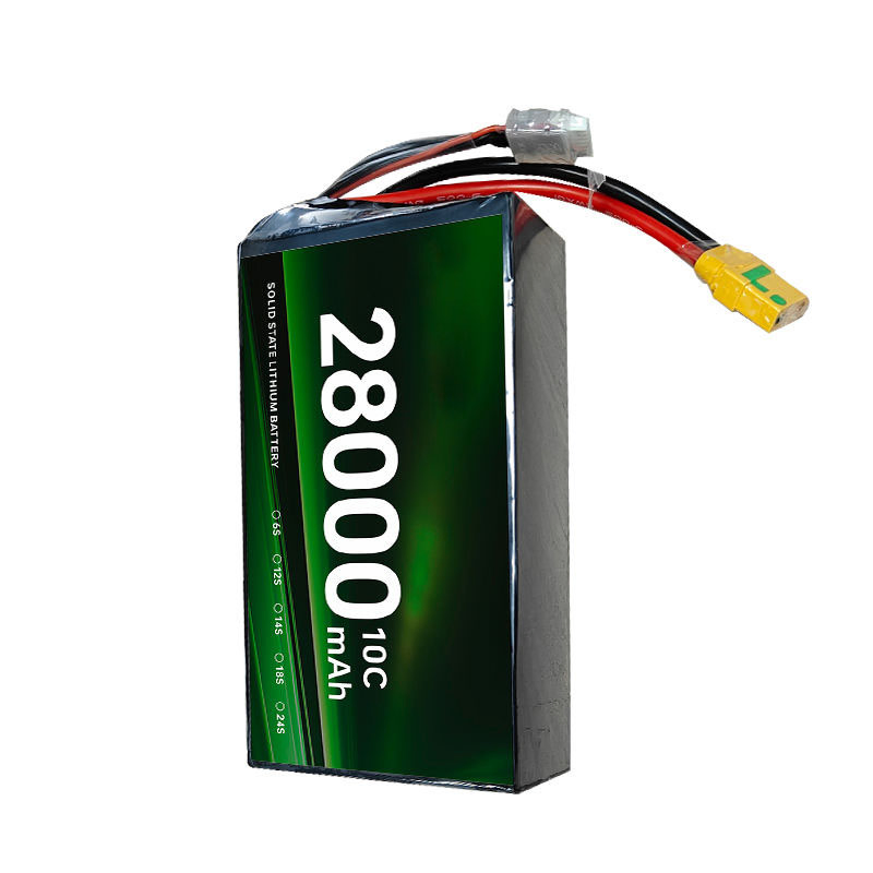 Customized 307wh/Kg 28000mAh 6s/12s/18s 23.7V/47.4V/71.1V 10c CE Certified 1000 Cycles Semi-Solid State Battery Pack for Fpv