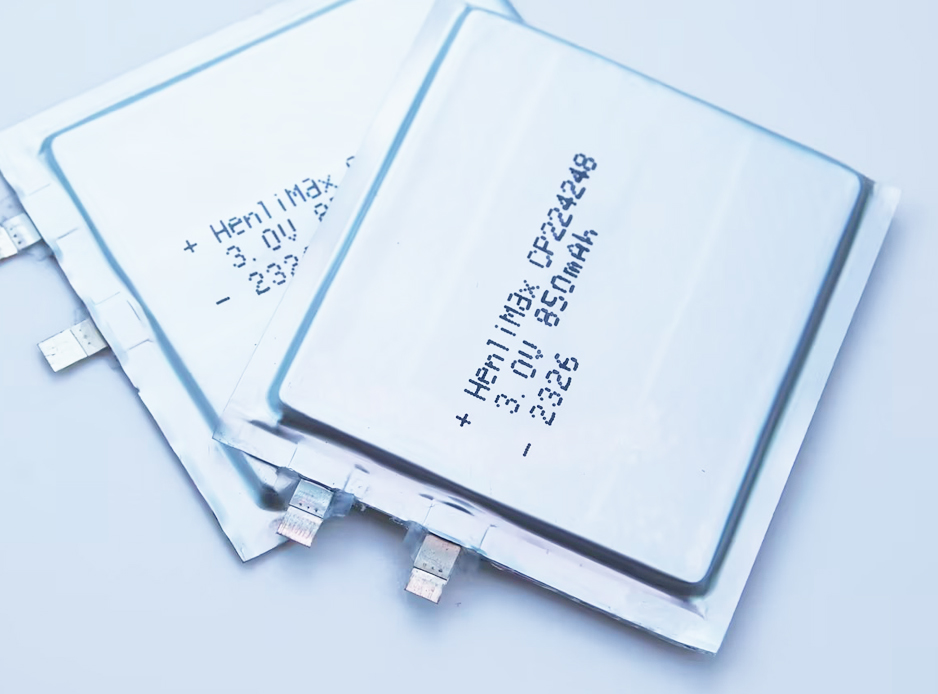 Ultra-Thin 3V 1200mAh LiMnO2 Pouch Cell Non-Rechargeable Primary Battery Model CP224248