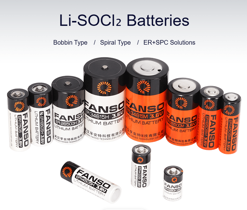 ER14505-2P High Energy Bobbin Type Li-SOCl2 Battery 3.6V 5400mAh Lithium Thionyl Chloride Battery Pack UL1007 Home Appliances