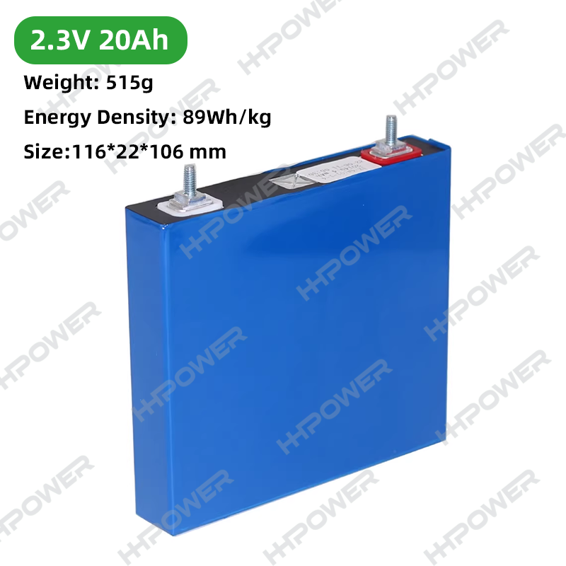 Toshiba Scib Deep 20000 Cycle Prismatic Grade a Lithium 2.3V 20Ah Discharge 30C Lto Lithium Titanate Battery Cell