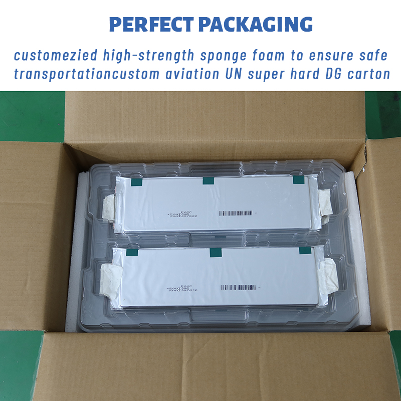 3.7V Rechargeable Li-Polymer 66Ah 63Ah 60Ah E66 E66A Storage Pouch Cell NMC Lithium Ion Battery for EV Car