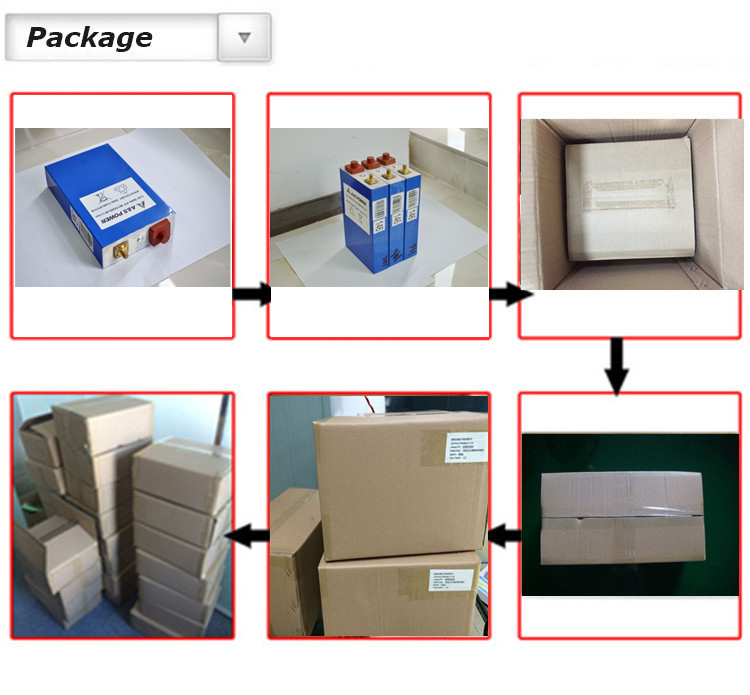 Package Rechargeable LFP Prismatic Pouch Battery Cells