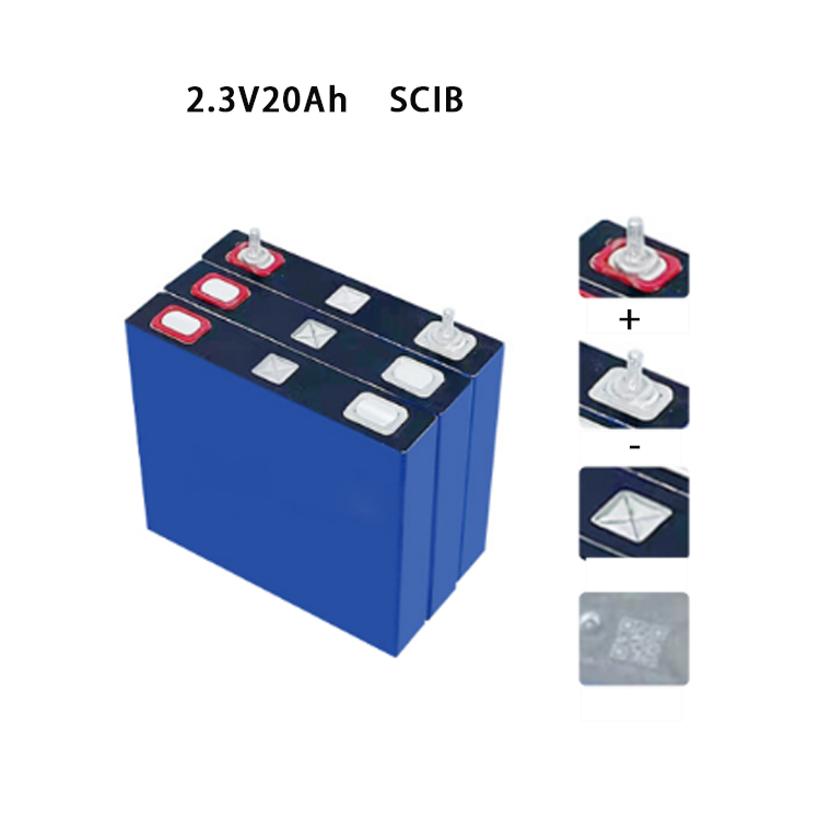 2.3V 20Ah Square LiTiO LTO Battery Cell High Power Low Temperature Performance for EVs & Power Tools