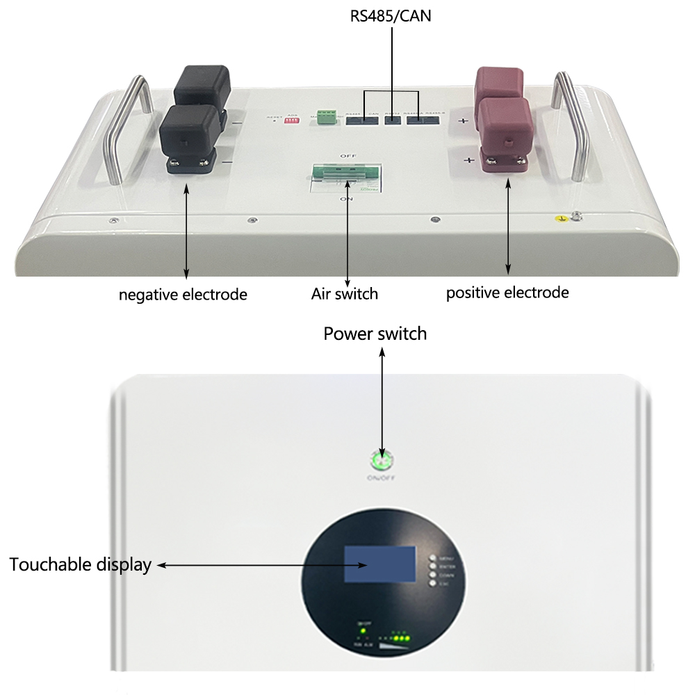 Smsenergy 51.2V 300Ah 400Ah 500Ah 600Ah Grade LiFePO4 Battery Hybrid Grid 16Kwh 20kWh 25kWh for Home Appliances 10kw
