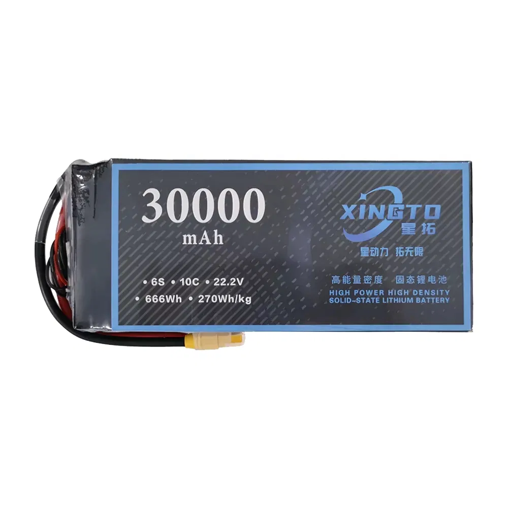 16000mAh 16.8 - 25.2V 160A Aerial Survey Drone Battery Solid State Lithium 270wh/Kg