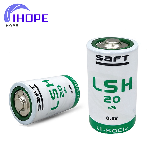 Saft LSH20 D 13000mAh 3.6V Lithium-Thionyl Chloride (LiSOCI2) Button Top Battery