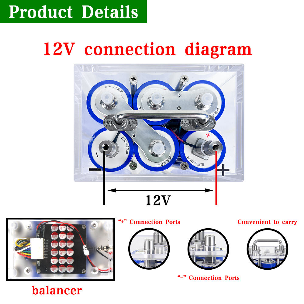 Brand New Yinlong 45Ah LTO Battery 12V 40Ah Battery Pack 6S1P Ingebouwde Balancer Cycle Life 20000