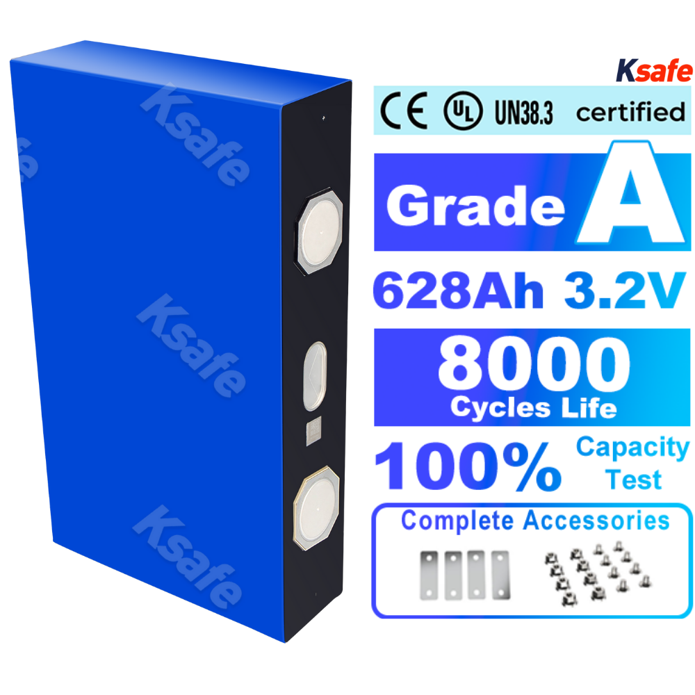 680Ah Lifepo4 Prismatic Lithium Ion Battery Cells Big Capacity 3.2V Lipo Comparable 628AH 340AH 330ah 314ah 300ah Models
