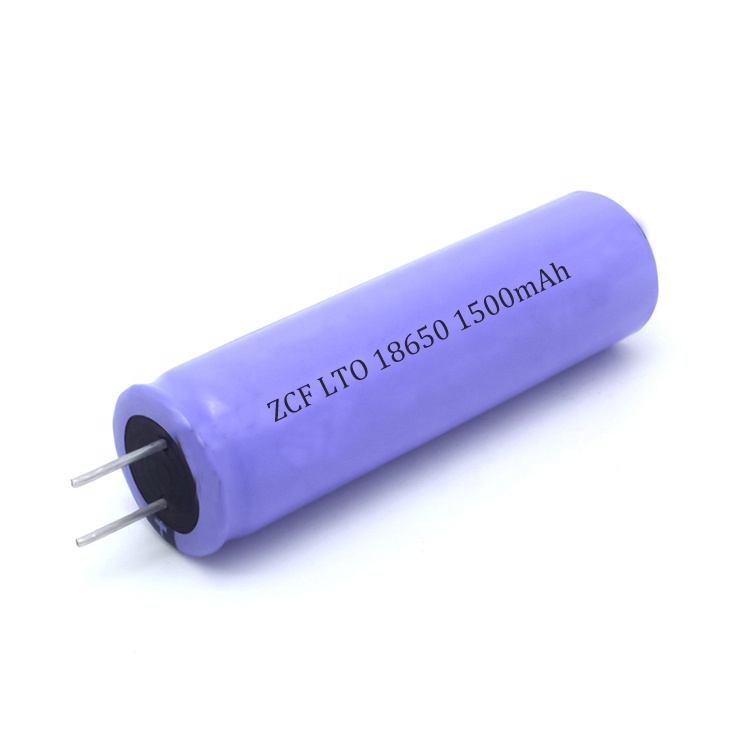 LTO Battery ITR 18650 2.4V 1500mah Lithium Titanate Battery 10C Discharge Rate for Wheelchair/UPS/EV Lithium Titanate Battery