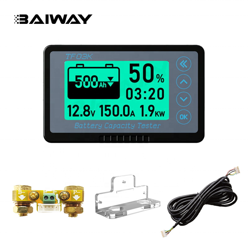 Baiway TF03K 100A Lead Acid Battery Discharge Voltage Capacity Indicator Battery Monitor Tester Battery Level Indicator