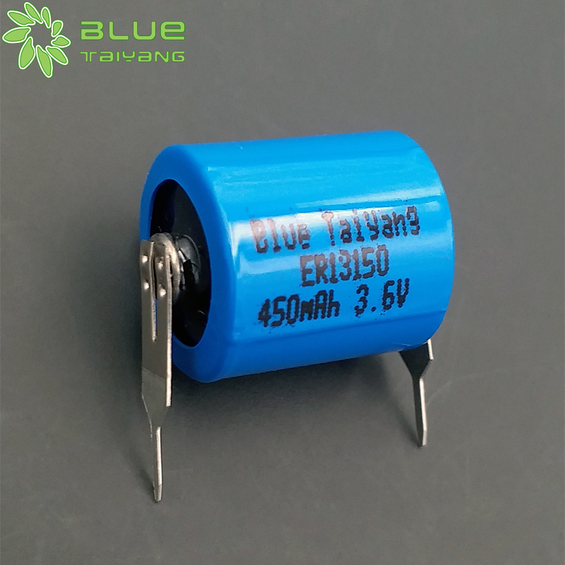 ER13150 450mah 3.6V Non-rechargeable Battery Lithium Thionyl Chlorid 3.6v Cylindrical Lithium Battery