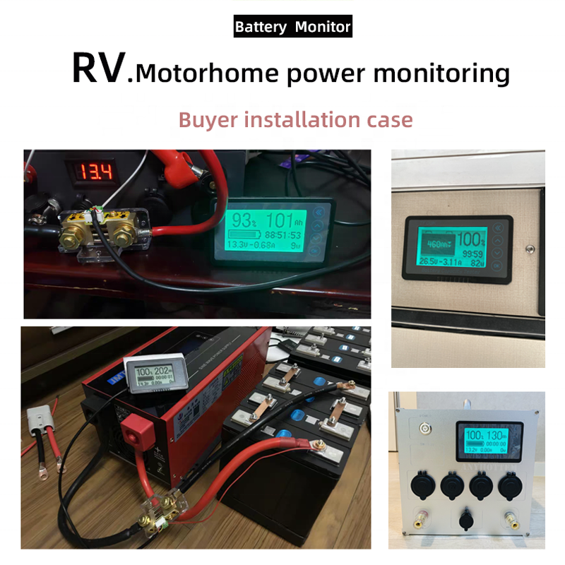 Baiway TF03K 100A Lead Acid Battery Discharge Voltage Capacity Indicator Battery Monitor Tester Battery Level Indicator