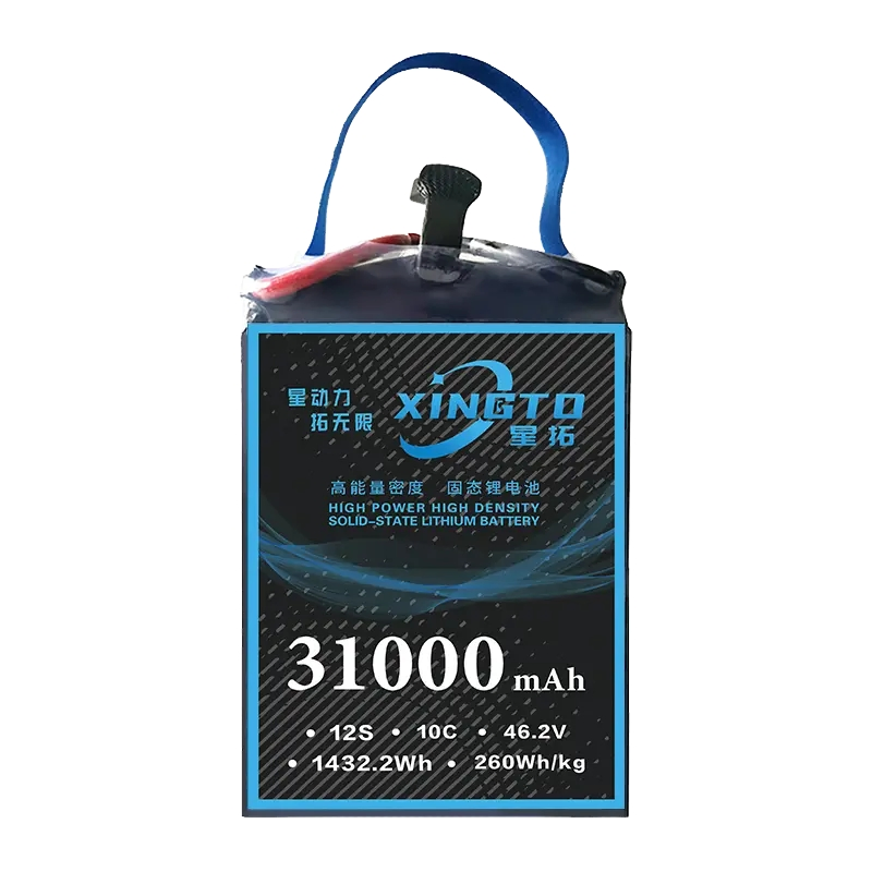 34000mAh High - Power Solid - State Drone Battery 12s 46.2V 10c