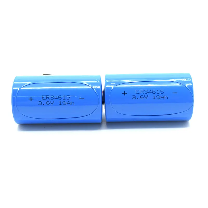 ER34615 3.6V 19Ah Lithium Thionyl Chloride Battery with Connector, 19000mAh D-Size Primary Cell for Smart Meter, IoT Sensor