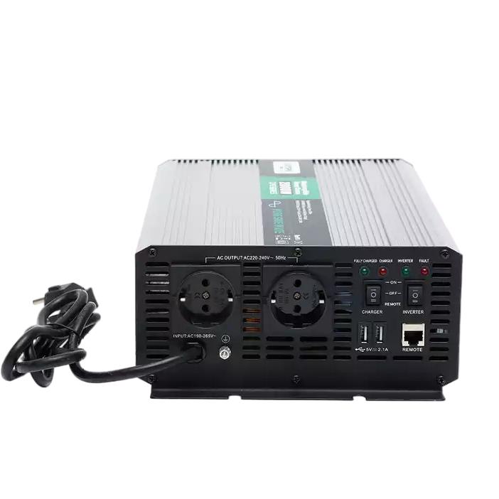 CPS2000 2000W 15A  CE/ROHS Inverter with Charger CPS Series Dc 12V to Ac 220V 15A Pure Sine Wave Power