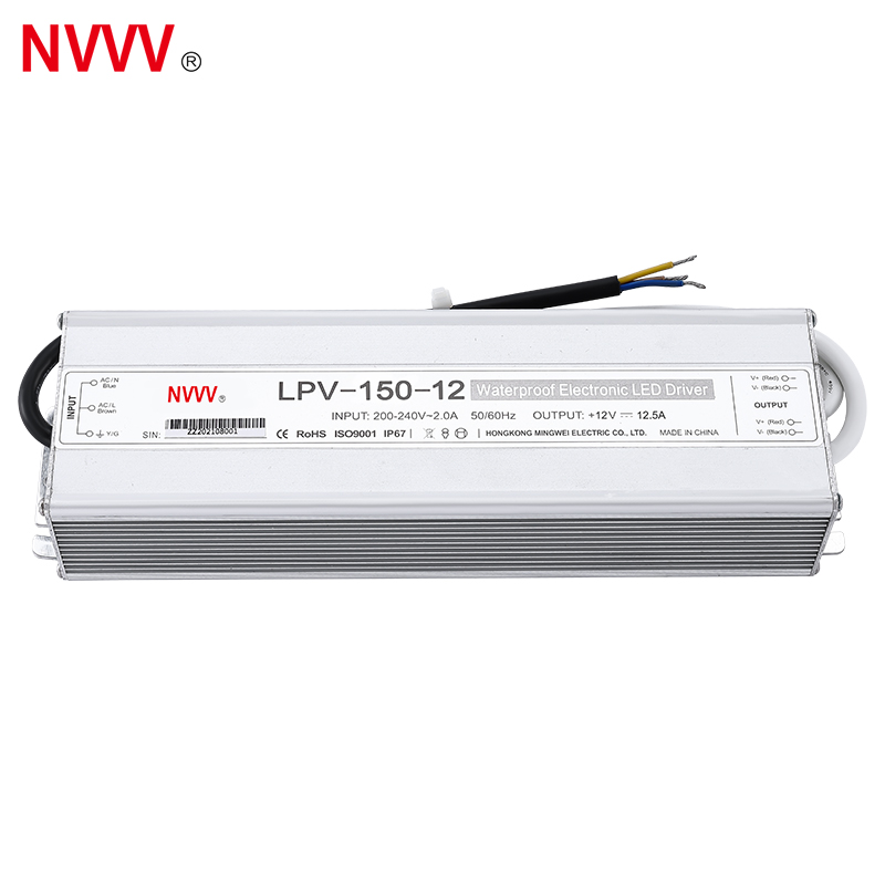LPV-150W-12V 150w Waterproof Power Supply 12V Aluminum LED Driver Switching Power Supply