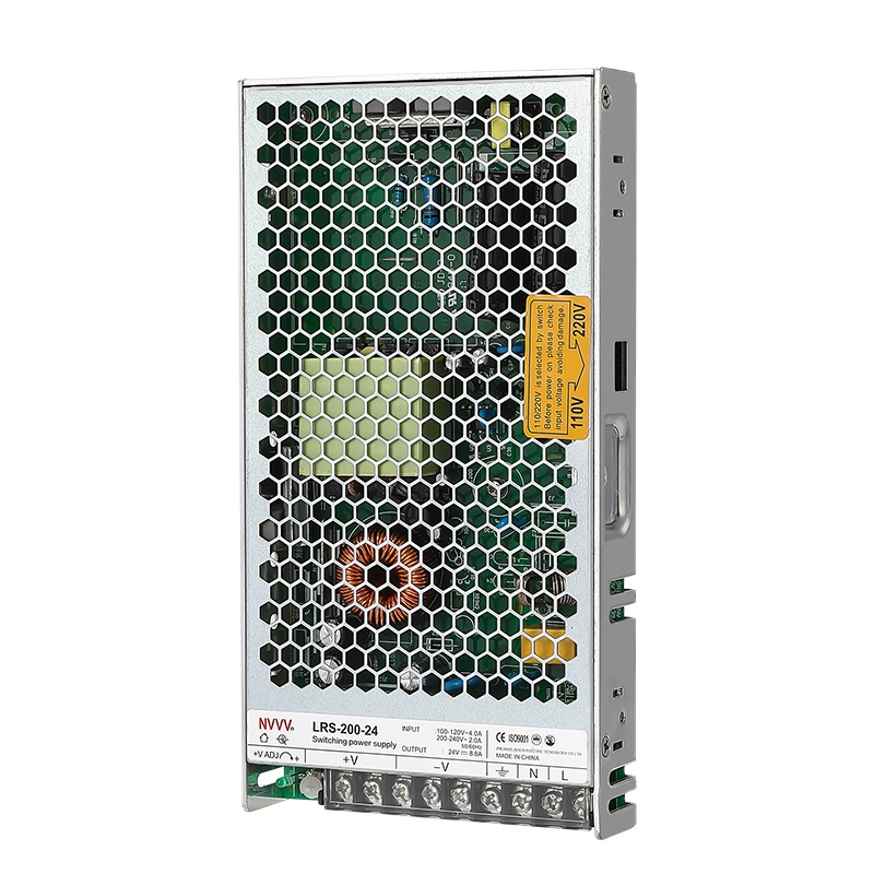 NVVV LRS-200-24 200W Industrial Power  LED Power Supply 24V 8.8A Switching Power Supply  for LED Strips