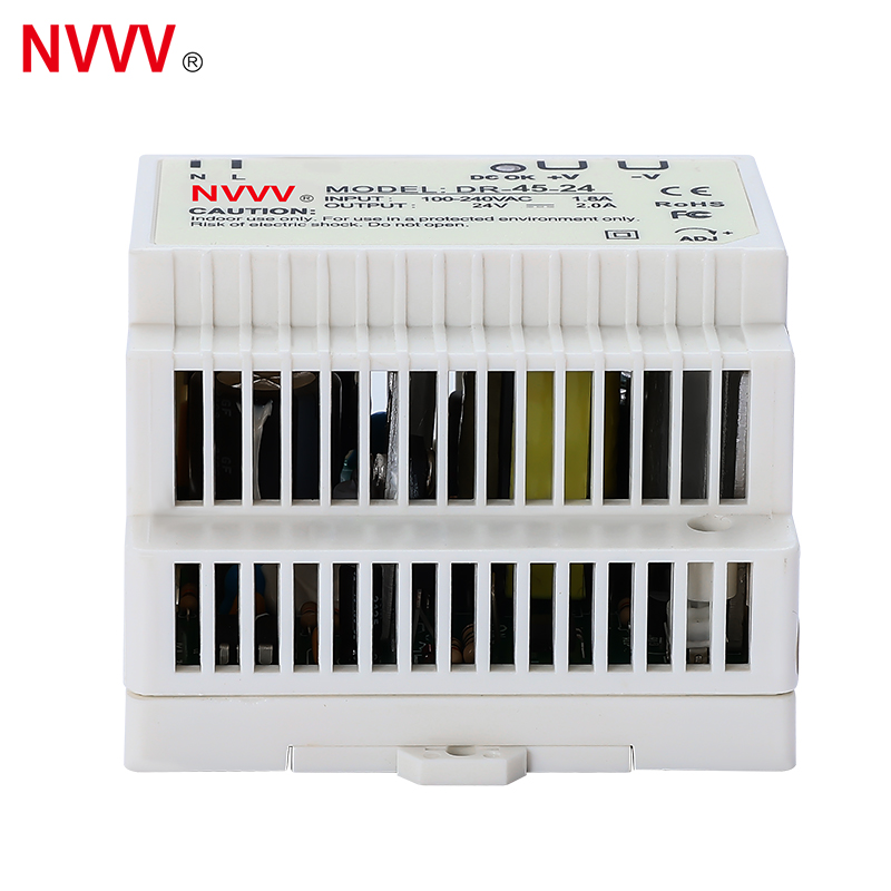 DR-45w-24v AC to DC 45W Transformer Industrial DIN-Rail 24V 2 Amp Switching Power Supply