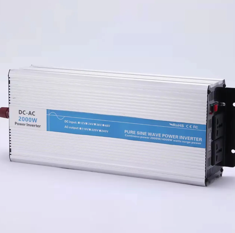Easy Programmable Inverter-2000-12/24/48V New Energy AI Intelligent Power High Efficiency Solar Pure Sine Wave Power Inverter