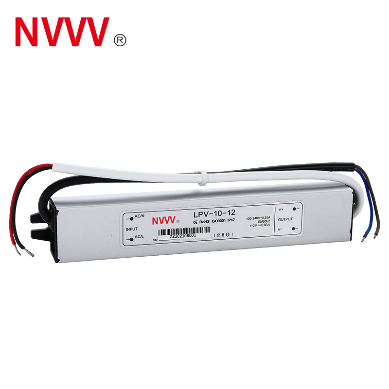 12v Ac to Dc Transformer Waterproof Switching Mode Power Supply LPV-10-12 LED Driver 10W