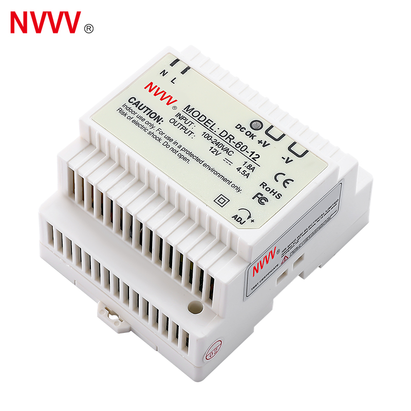 60W Din Rail Power Supply Unit 12v 5A Din Rail Power Supply Industrial Smps 60W 220v Ac 12v Dc