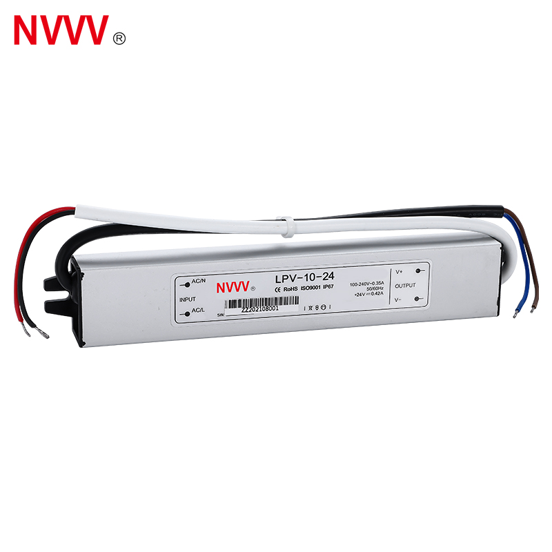 24V Waterproof Power Supply 10W LED Switching Power Supply 24V Led Street Lights LED Driver LPV-10-24
