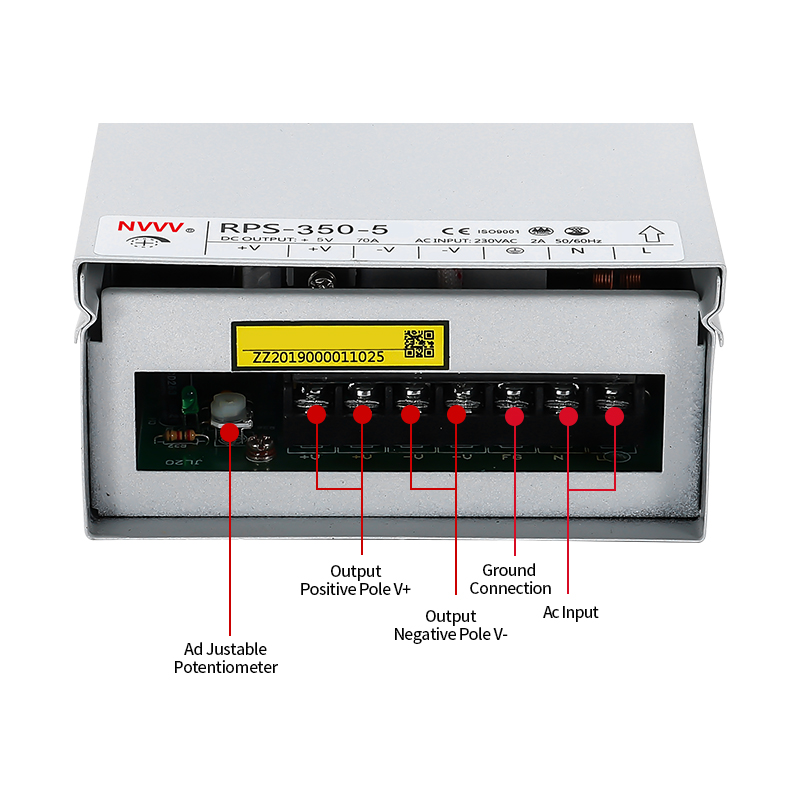 NVVV Single Group Output SMPS 350W 5V Rain Power Supply 5V 70A