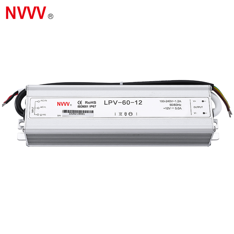 Custom Switch Mode Power Supply 12v 60W Cable Switching Power Supply LED Driver