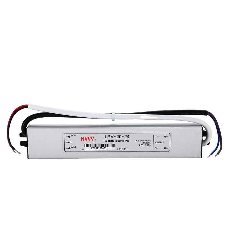 NVVV  20W 24V 0.83A Industrial  LPV-20-24 Waterproof Power Supply LED Driver Switch Power Supply