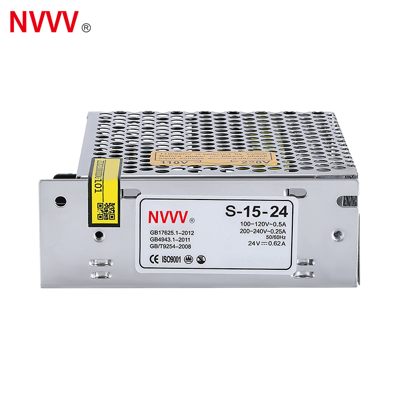 AC to DC LED  24V Power Supply 15W Switch Power Supply Smps for CCTV Camera and LED Light Power Supply Units S-15-24