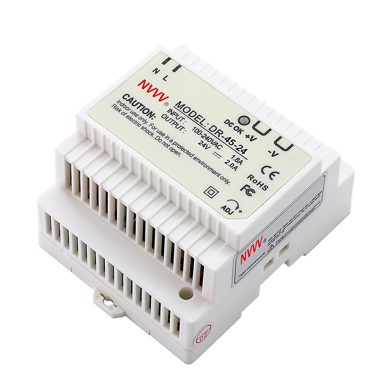 DR-45w-24v AC to DC 45W Transformer Industrial DIN-Rail 24V 2 Amp Switching Power Supply